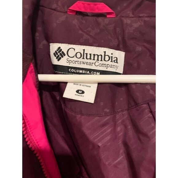 Columbia Medium Women's Pink Winter Jacket - Picture 2 of 5